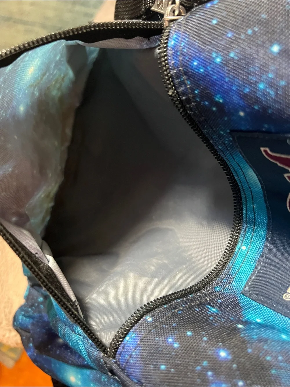 Jansport Vintage Big Student Blue Galaxy Print Backpack